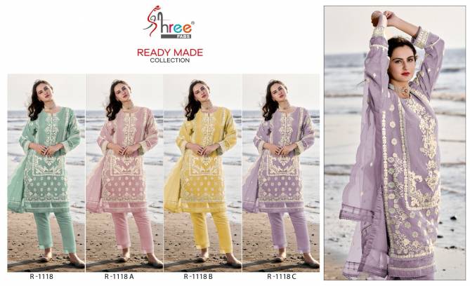 R 1118 By Shree Fab Organza Pakistani Readymade Suits Orders In India